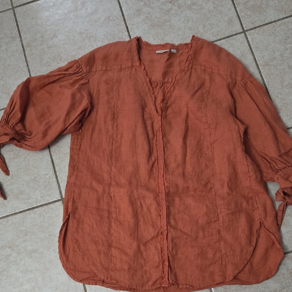 HOLDING HORSES Terracotta Blouse